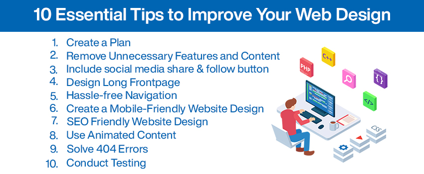 10 Essential Tips to Improve Your Web Design